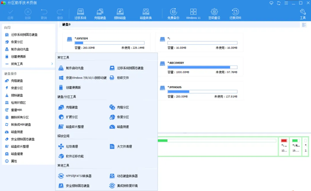 最新版硬盘快速无损分区工具-傲梅分区助手 AOMEI Partition Assistant v10.6.0 免安装全功能解锁版-1.jpg
